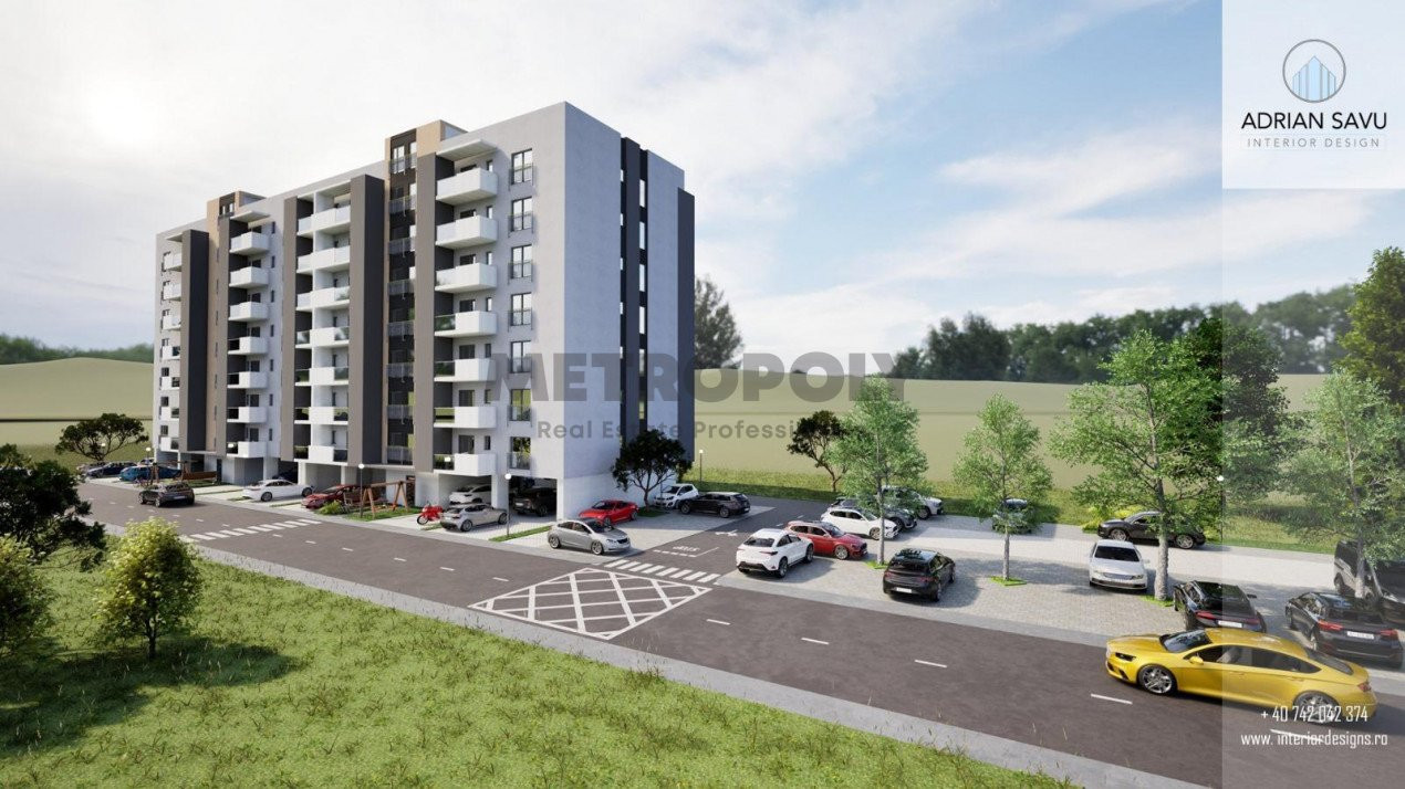 Apartament 2 camere - nou, decomandat, la cheie - strada  DOAMNA STANCA 