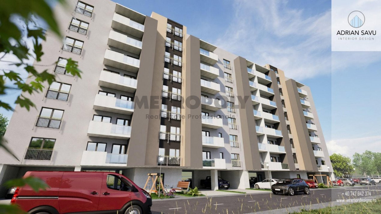 Apartament 3 camere - nou, decomandat, la cheie - strada  DOAMNA STANCA 