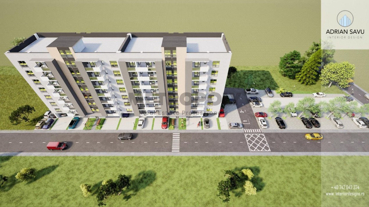 Apartament 2 camere - nou, decomandat, la cheie - strada  DOAMNA STANCA 