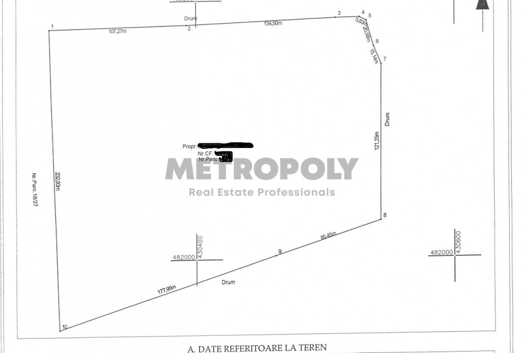 Teren agricol extravilan, 49500 mp  Sibiu 