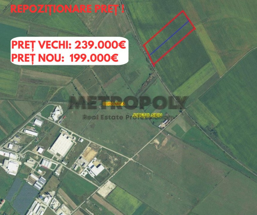 TEREN INVESTITIE - 40000 MP SURA MICA !